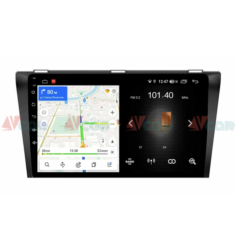 Штатная магнитола VAYCAR 09L 2/16 ГБ для Mazda 3 2003 - 2009 на Android 8.1