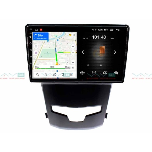Штатная магнитола VAYCAR 09LD 2/16 ГБ 1DIN для Ssang Yong Actyon II 2013-2022 на Android 8.1
