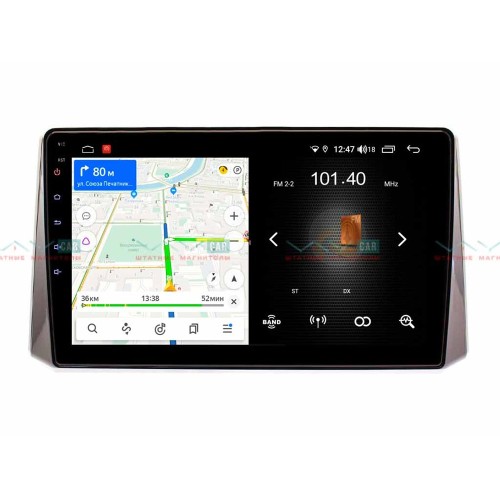 Штатная магнитола VAYCAR 10LD 2/16 ГБ 1DIN для Toyota RAV4 (XA50) 2018-2024 на Android 8.1
