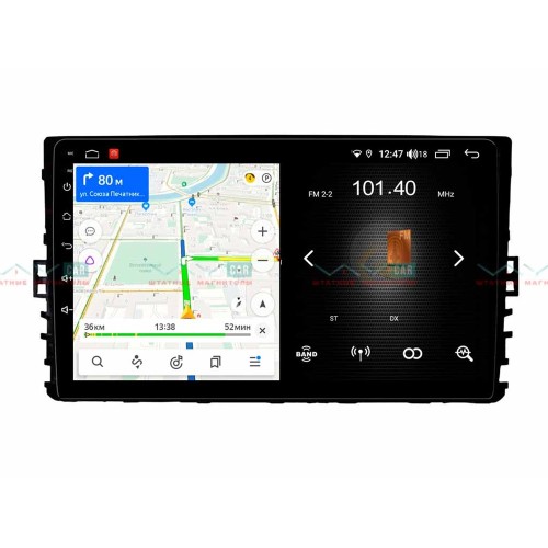 Штатная магнитола VAYCAR 09L 2/16 ГБ для VW Universal 081 на Android 8.1