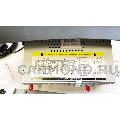 Магнитола Farcar XH042-MLR (S400) (6/128ГБ) для Volkswagen Multivan T5 2009-2015 на Android 10.0