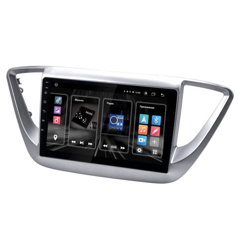 Штатная магнитола INCAR DTA2-2402 для Hyundai Solaris II 2017-2020 DSP, 9" на Android 10.0