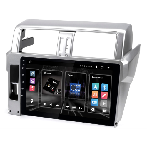 Штатная магнитола INCAR DTA2-2208 для Toyota Land Cruiser Prado 150 2013-2017 DSP, 10" на Android 10.0