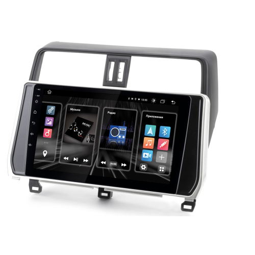 Штатная магнитола INCAR DTA2-2210 для Toyota Land Cruiser Prado 150 2017-2020 DSP, 10" на Android 10.0
