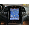 Магнитола Тесла CarMedia ZF-1217B-DSP Tesla-Style для Jeep Grand Cherokee 2013+ (рамка цвет: черная) на Android 9.0