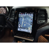 Магнитола Тесла CarMedia ZF-1217B-DSP Tesla-Style для Jeep Grand Cherokee 2013+ (рамка цвет: черная) на Android 9.0