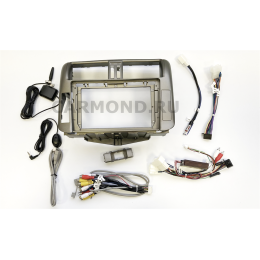 Магнитола Farcar XH065R (S400) (6/128ГБ) для Toyota Land Cruiser Prado 150 2009-2013 цвет бронза на Android 10.0
