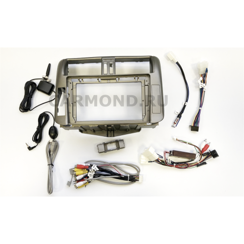 Магнитола Farcar XH065R (S400) (6/128ГБ) для Toyota Land Cruiser Prado 150 2009-2013 цвет бронза на Android 10.0