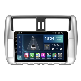 Магнитола Farcar TG065M (S400) для Toyota Land Cruiser Prado 150 2009-2013 серебро на Android 12.0