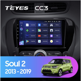 Штатная магнитола Teyes CC3 3/32 GB для KIA Soul II 2013-2019 на Android 10.0