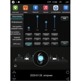 Монитор Android Roximo RT-1000 Tesla-style под рамки 10 дюймов