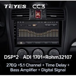 Штатная магнитола Teyes CC3 4/64 ГБ для Subaru Forester IV 2013-2014, Impreza IV 2012-2017 на Android 10.0