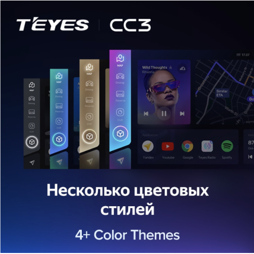 Штатная магнитола Teyes CC3 4/64 ГБ для Subaru Forester IV 2013-2014, Impreza IV 2012-2017 на Android 10.0