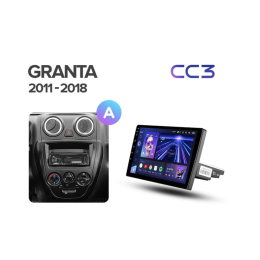 Штатная магнитола Teyes CC3 3/32 GB для Lada Granta I 2011-2018 на Android 10.0