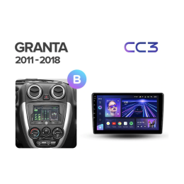 Автомагнитола Teyes CC3 3/32 GB для Lada Granta I 2011-2018 на Android 10.0