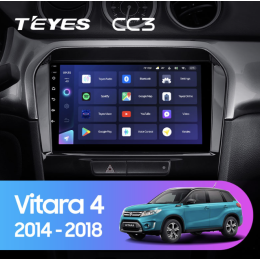 Штатная магнитола Teyes CC3 3/32 GB для Suzuki Vitara IV 2014-2024 на Android 10.0