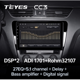Штатная магнитола Teyes CC3 4/64 ГБ для Skoda Octavia III (A7) 2013-2018 на Android 10.0