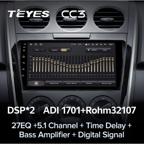 Штатная магнитола Teyes CC3 3/32 GB для Mazda CX-7 I 2006-2012 на Android 10.0