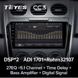 Штатная магнитола Teyes CC3 4/64 ГБ для Mazda CX-7 I 2006-2012 на Android 10.0