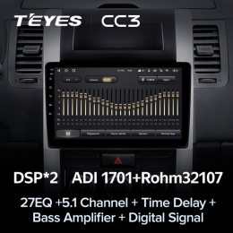 Штатная магнитола Teyes CC3 4/64 ГБ для Nissan X-Trail II (T31) 2007-2014 на Android 10.0