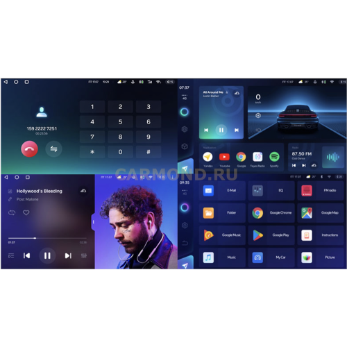 Штатная магнитола Teyes CC3 3/32 GB для Mercedes R-class на Android 10.0