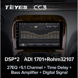 Штатная магнитола Teyes CC3 3/32 GB для Mercedes Benz S-class (W220) 1998-2005 на Android 10.0