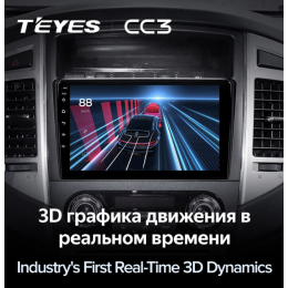 Штатная магнитола Teyes CC3 3/32 GB для Mitsubishi Pajero IV 2006-2019 на Android 10.0