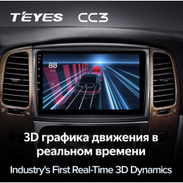 Штатная магнитола Teyes CC3 3/32 GB для Toyota Land Cruiser 100 2002-2007 на Android 10.0