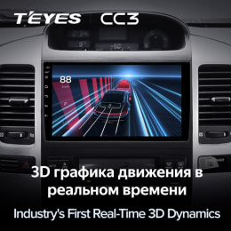 Штатная магнитола Teyes CC3 4/64 ГБ для Toyota Land Cruiser Prado 120 2002-2009 на Android 10.0