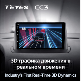 Штатная магнитола Teyes CC3 3/32 GB для Renault Megane III 2009-2016 на Android 10.0