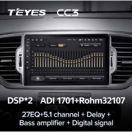 Штатная магнитола Teyes CC3 3/32 GB для KIA Sportage IV 2016-2018 на Android 10.0
