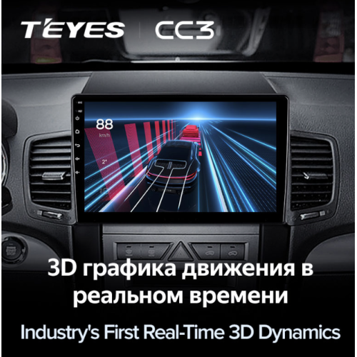 Штатная магнитола Teyes CC3 4/64 ГБ для Kia Sorento II 2009-2012 на Android 10.0