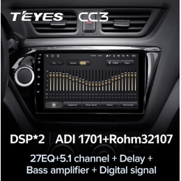 Штатная магнитола Teyes CC3 4/64 ГБ для Kia Rio III 2011-2017 на Android 10.0