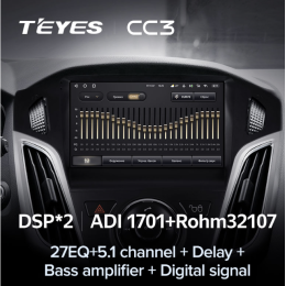 Штатная магнитола Teyes CC3 3/32 GB для Ford Focus 3 (2015+) на Android 10.0