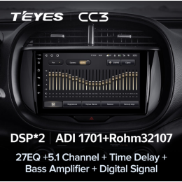 Штатная магнитола Teyes CC3 3/32 GB для Kia Soul III 2019-2024 на Android 10.0