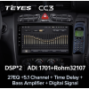Штатная магнитола Teyes CC3 4/64 ГБ для Mercedes Benz C-class (W203) 2000-2004 на Android 10.0