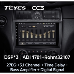 Штатная магнитола Teyes CC3 3/32 GB для Mercedes Benz C-class (W203) 2004-2008 на Android 10.0
