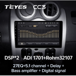 Штатная магнитола Teyes CC3 4/64 ГБ для Renault Logan, Sandero 2009-2013 на Android 10.0