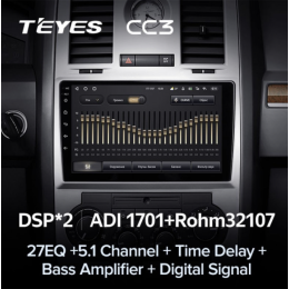 Штатная магнитола Teyes CC3 3/32 GB для Chrysler 300C I 2004-2011 на Android 10.0