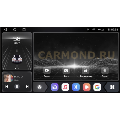 Штатная магнитола CarMedia OL-9106-L для Volkswagen Touareg ,T5 Caravelle/Transporter, Multivan 2002-2015 на Android 10.0