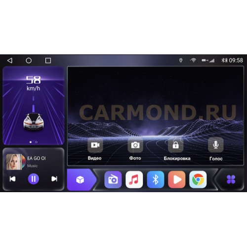 Штатная магнитола CarMedia OL-9106-L для Volkswagen Touareg ,T5 Caravelle/Transporter, Multivan 2002-2015 на Android 10.0