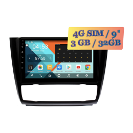 Штатная магнитола Wide Media KS9450QR-3/32 4G-SIM для BMW 3 (E90, E91, E92, E93), 1 (E81, E82) c климатом Android 10.0