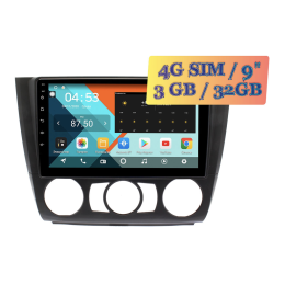 Автомагнитола Wide Media KS9450QR-3/32 4G-SIM для BMW 3 (E90, E91, E92, E93), 1 (E81, E82) c кондиционером Android 10.0