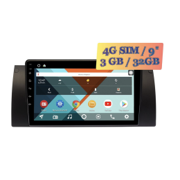 Wide Media KS9162QR-3/32 4G-SIM для BMW 7 (E38), 5 (E39), M5 (E39), X5 (E53), 7 (E38) Android 10.0