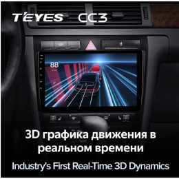 Штатная магнитола Teyes CC3 6/128 ГБ для Audi A6 II (C5) 1998-2004 на Android 10.0