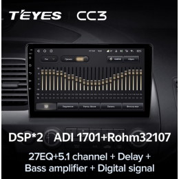 Штатная магнитола Teyes CC3 6/128 ГБ для Honda Civic 8 (VIII) 2006-2012 на Android 10.0