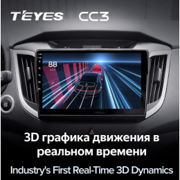 Штатная магнитола Teyes CC3 6/128 ГБ для Hyundai Creta 2016-2021 на Android 10.0