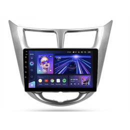 Штатная магнитола Teyes CC3 6/128 ГБ для Hyundai Solaris I 2011-2017 на Android 10.0