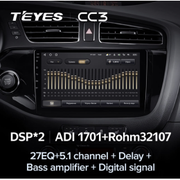 Штатная магнитола Teyes CC3 6/128 ГБ для Kia Ceed II 2012-2018 на Android 10.0
