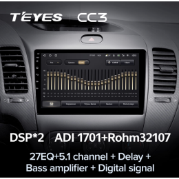 Штатная магнитола Teyes CC3 6/128 ГБ для KIA Cerato III 2013-2018 на Android 10.0